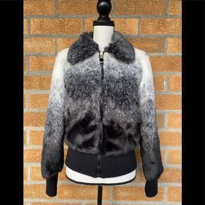 Sam edelman ombre faux fur coat Sz small